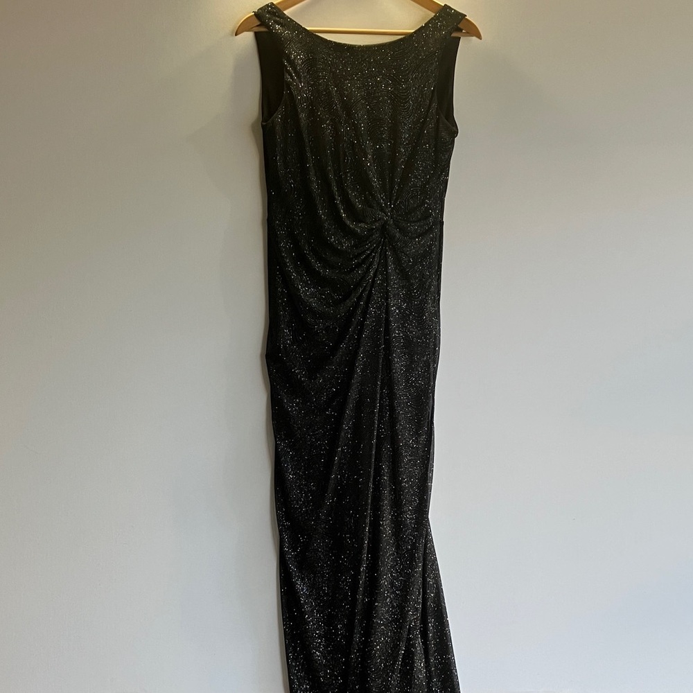 Calvin Klein Black Glitter Maxi Dress
